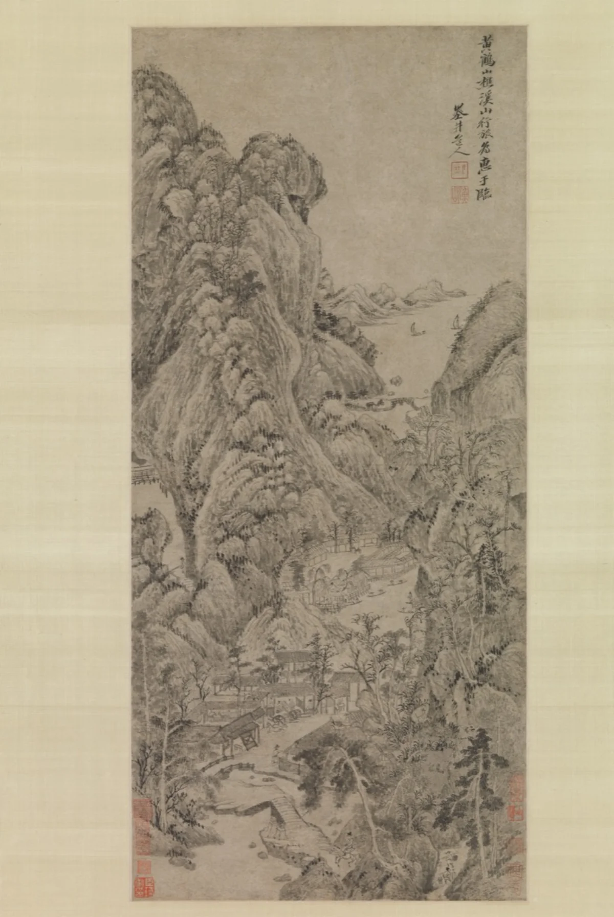 范宽《溪山行旅图》赏析:北宋山水巅峰